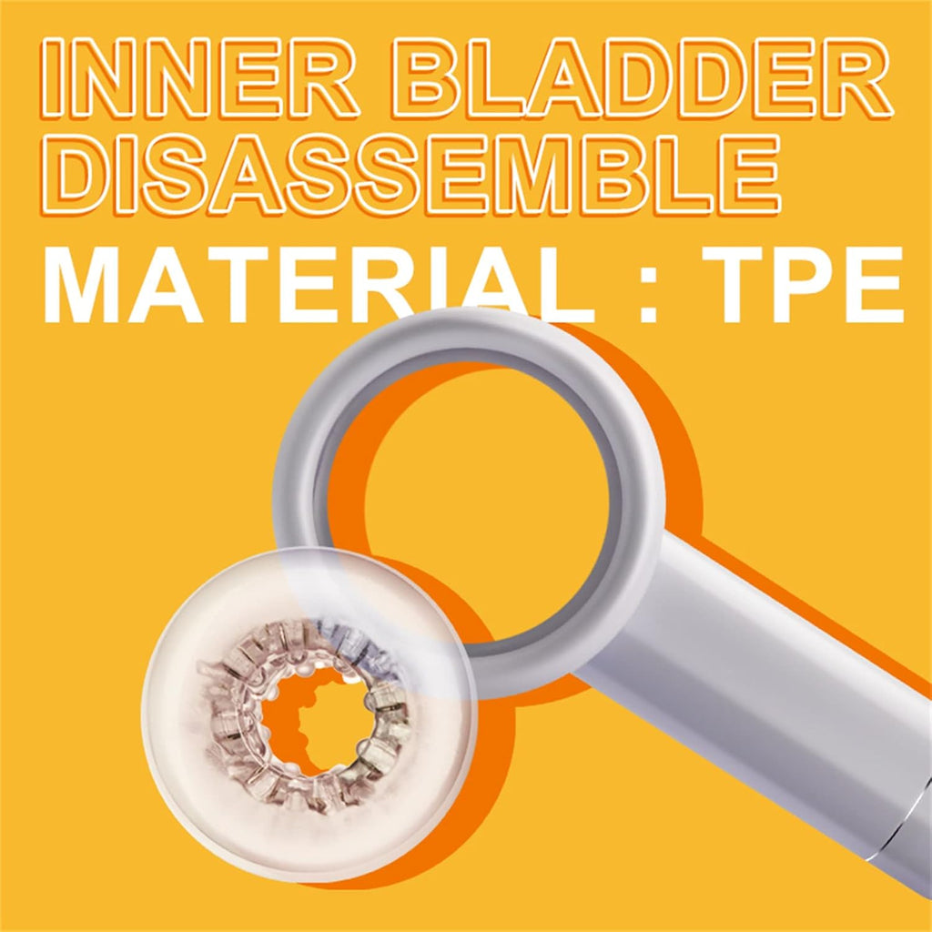 Sumeber Masturbateurs Masculins Électrique Mains Libres, Masturbâteur Homme Automatiques Avec Vibration Et Fonction Télescopique, Oral Érotique Vaginette Sex Toys pour Sexuels pour Hommes Blanc