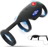 Anneau pénien vibrant, anneaux péniens - Jouet sexuel pour couples - Taille réglable - Jouet sexuel - Modes de vibration pour anneau pénien de longue durée - Jouet sexuel pour les hommes