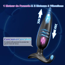 Charger l'image dans la galerie, Plug Anus Vibromasseurs Sex Toys - Masseurs de Prostate Vibrant Sex ToyÌs Couple Homme, Vibrateur Anal TĂ©lĂ©commandĂ© Gode Homme pour Gay Sextoyse Couple Plaisir Homme Sex avec 9 PoussĂ©e & Vibration