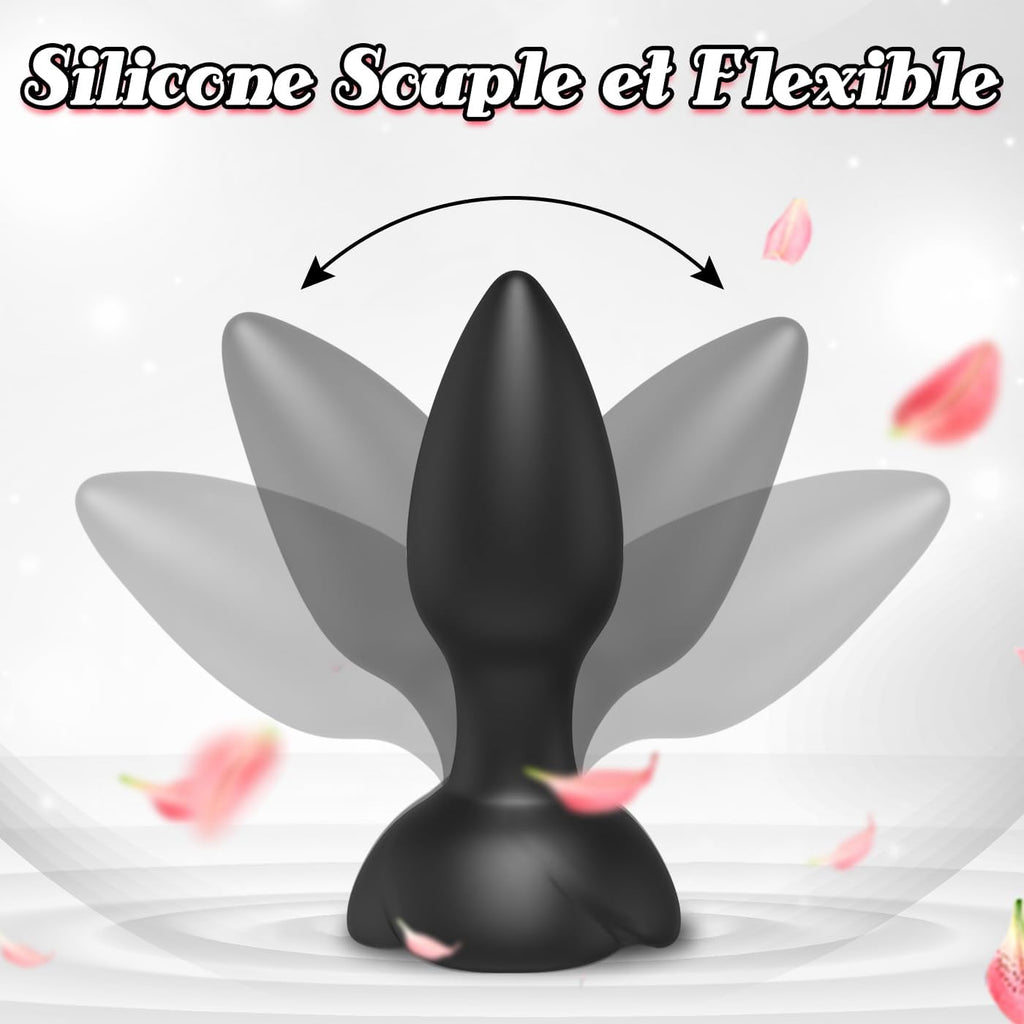 Plug Anal Sex Toýs Femme - Vibromasseurs Feminin Plug Anus Femme Débutante avec 10 Fortes Vibrations Plug Homme Anus Stimulateur Prostate Plugs Anals Sextoyse Homme Couple Plaisir Sex Toys Anals