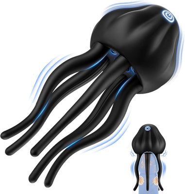 Masturbeuse Homme Sex Toys Vibromasseur pour Pénis Masturbateurs Masculins avec 10 Modes de Vibration Enveloppant Tentacule Vibromasseur pour Stimulation du Pénis, du Clitoris et du Mamelon Sextoyse
