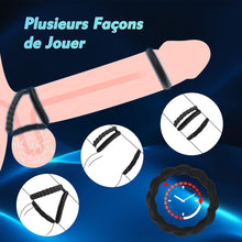 Charger l'image dans la galerie, Anneau Penien - Anneau Homme 7 Pièces Sex Toýs Homme Couple Anneaux de Pénis Jouet Sexualité Couple Sex Toys Jouet Adulte Sextoys Couple Plaisir Jeux Sexuelle Adulte Couple, Plus Dur et Plus Fort
