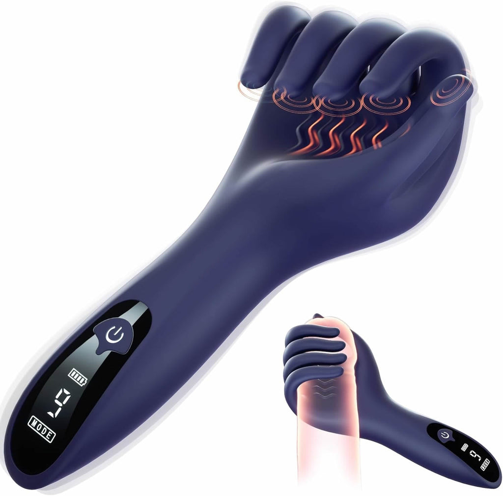 Sex Toýs Homme Masturbateurs Masculins - Sex Toys Vibromasseur Homme Masturbâteur Homme Mains Libres avec 9 Modes de Vibration