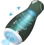 Masturbateur masculin automatique avec 5 modes de poussée et 12 modes de vibration pour stimulation du pénis, jouet électrique de poche pour chatte, jouet sexuel pour homme adulte