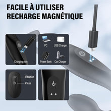 Charger l'image dans la galerie, Vibromasseurs Sex Toys Couple - Anneau Penien Homme Toýs Pénis Vibrant Retardant d'éjaculation avec 10 * 10 Modes de Vibration, Sextoyse Plug Anal pour Gay Stimulateur Prostate,Masculins Plugs Anus