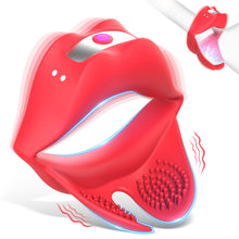 Charger l'image dans la galerie, Anneau pénien vibrant avec motif Stretch & Vibartion