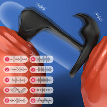 Charger l'image dans la galerie, Vibrateurs anneau Pénien, Vibrateurs anaux pour homme Stimulateur de massage de la Prostate avec 10 modes de Vibration Télécommande Vibrant Cockring Anal Plug Jouets sexuels pour hommes Couples