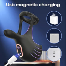 Charger l'image dans la galerie, Sextoy Homme avec Télécommande et Application,Anneau De P-ÊŇIs en Silicone,étanche réglable pénien avec Anneau testiculaire plaisir Couple