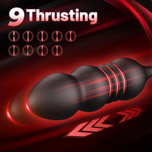 Charger l'image dans la galerie, Vibromasseur pour Homme Sex Toys, Plug Anal Vibrant Sex toýs Homme Masseurs de Prostate Sextoy Homme Sex avec Anneau Pénienn, Sex Toys Anals Gode Vibro-masseur 9 Mode Télescopique & Vibrations