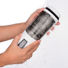 Charger l'image dans la galerie, White Vibe - Masturbateur masculin extensible et étanche à vibrations automatiques à 7 modes