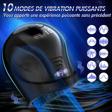 Charger l'image dans la galerie, Vibromasseur Pour Pénis Sex Toys - Masturbateurs Masculins Avec écran LCD & 10 Modes de Vibration, Stimulateur de Glande à 360°, Appareils Masturbateurs Cup Sex Toýs Homme Sex Toys Pour Homme