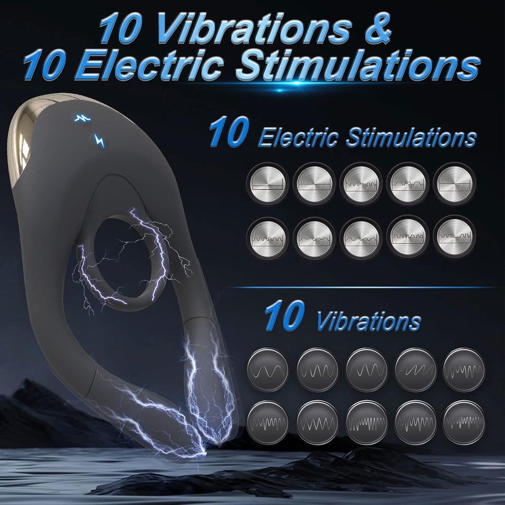 Anneau Vibrant Pénis avec Modes de Vibration,Penisse Silicone Sex Toyspour pour Couple Jouet Sexuelle Adulte Cockrîng Homme Anneau Pénis Pénien Sextoye Anneaux debutante