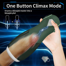Charger l'image dans la galerie, Masturbateur masculin automatique avec 5 modes de poussée et 12 modes de vibration pour stimulation du pénis, jouet électrique de poche pour chatte, jouet sexuel pour homme adulte
