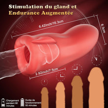 Charger l'image dans la galerie, Sex Toýs Homme Masturbateur Homme - Sextoy Masturbâteur Masculins Mains Libres, Vibro Vaginette Branleur Toys mit 9 Modes de Vibration & 3 Modes de Succion Va et Vient, Suceur de Pénis Jouet Adulte