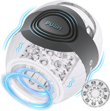 Charger l'image dans la galerie, Masturbateurs Masculins, Vibrateur Pénis avec 2 Moteurs 10 Vibrations et Fonction de Massage par Pression Vaginette, Masturbâteur Homme Mains Libres, Sextoyse Homme Sexmasturbâteur