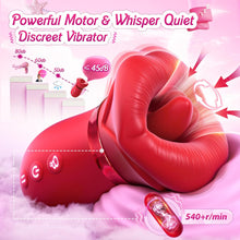 Charger l'image dans la galerie, 4 IN 1 Mouth Sucking Vibrator Rose Sex Toy