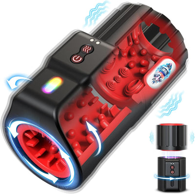 Sex Toýs Homme Automatique Masturbateur Masculins - Sex Toys Masturbâteur Homme Mains Libres Sextoy Masturbeuse Jouet Adult Sextoyse avec 10 Modes de rotation et Vibration, Sexes Vagin Plaisir Objet