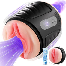 Charger l'image dans la galerie, Masturbateurs Masculins Sex Toys Masturbeuse Homme, MasturbĂąteur Homme Mains Libres avec 7 Modes de Vibration, 2 Moteurs Masturbateur Vaginette Sextoy Homme