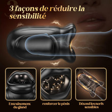 Charger l'image dans la galerie, Bouche Sexy Masturbateurs Masculins, Sex Toýs Homme Vaginette Ultra Réaliste Masturbateur avec 10 Modes de Vibration, Masturbateur Automatique Enveloppé à 360° Penisse Vibromasseur Homme Sex Toys