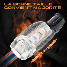 Charger l'image dans la galerie, Masturbâteur Homme Sex Toýs Homme - Masturbâteur Homme Mains Libres mains libres 5 modes d'aspiration et 10 modes de vibration,Chauffage vaginal simulé en 3D pour les hommes,Masturbateurs Masculins