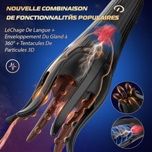 Charger l'image dans la galerie, Masturbateurs Masculins Sex Toýs Homme, Tagnaff Masturbâteur Homme Mains Libres 10 Modes de Léchage et Vibration, Masturbateur Automatique Vibromasseur Sexetoyhomme 36 Pastilles de Massage Connexion