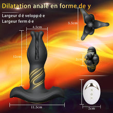 Charger l'image dans la galerie, Vibromasseur anal pour hommes stimulation de la prostate vibromasseur anal pour hommes sextoy avec fonction de choc de tension masseur anal pour hommes dilatateur anal