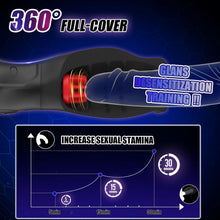 Charger l'image dans la galerie, Masturbateurs Masculins Sex Toys, Automatique Masturbateur Homme avec 5 Modes de léchage de langue rotatifs & 10 Modes de Vibration, Enveloppé à 360° Penisse Vibromasseurs