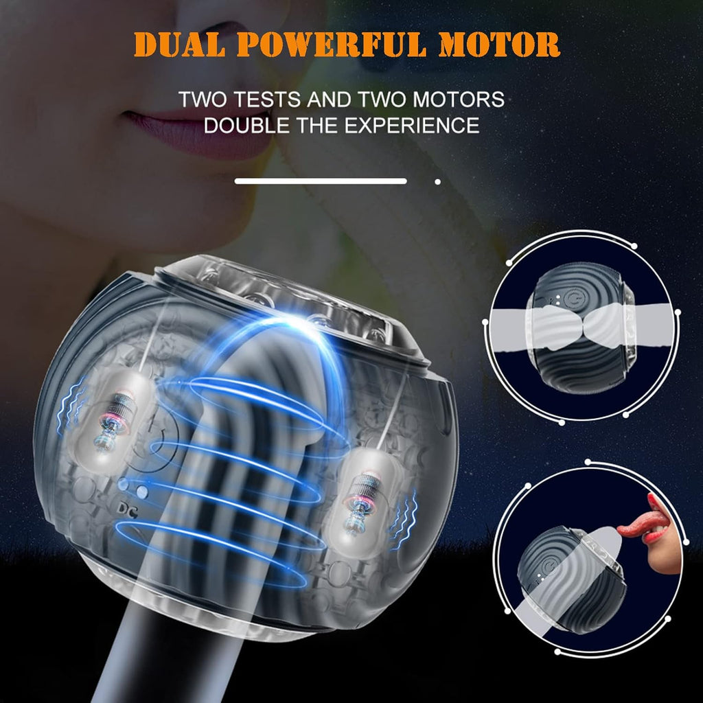 Sumeber auto électrique masturbation ouverte pénis formation vibromasseur, 10 modes de vibration coupe masculine, blowbob Pocket pussy stimulateur masturbation masculine