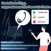 Charger l'image dans la galerie, Plug Anal Vibromasseur Sex Toys - Anneau Penien Gode Homme pour Gay ToyÌs Femme Couple Plaisir Sextoy avec App et 10 Modes de Vibration, Anneaux Vibrant PĂ©nis Sextoyse Sex Masculins Anals Plugs Anus