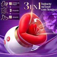 Charger l'image dans la galerie, Suceurs de Clitoris Vibromasseurs Feminin mit APP - Sex ToĂœs Femme Vibromasseur avec 3 Succion, Stimulateur Clitoridien Sex Toys 10 lĂ©chage de langue rotation Ă  360° Jouet SexualitĂ© Couple Vibro