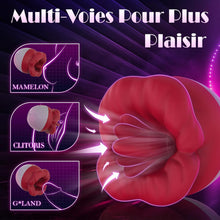 Charger l'image dans la galerie, Vibromasseur pour Femme Clitoridien Puissant Sex Toys avec 10 Modes de Vibration, Sex Toýs Femme Léchage de Langue Sex Toýs Couple, Vibromasseurs Feminin Silencieux de Clitoris et Point G
