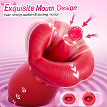 Charger l'image dans la galerie, 4 IN 1 Mouth Sucking Vibrator Rose Sex Toy