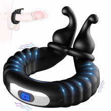 Charger l'image dans la galerie, Sex Toys Anneau Penien - Anneau Homme Sextoyse Couple Plaisir, Anneau Vibrant Pénis Clitoridienne avec 10 Modes de Vibration, Anneaux de Pénis Sextoyse Homme Sex, Anneau Penien Sex Toyspour Pour Homme
