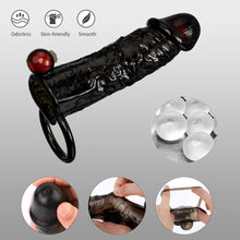 Charger l'image dans la galerie, Gaines Pour Pénis, Extenseur De Pénis avec Vibreur Pénis Anneau, Jouets Sexuels Manchon Pénis avec télécommande pour Améliorer l'érection et retarder l'éjaculation, Sex toys pour Homme