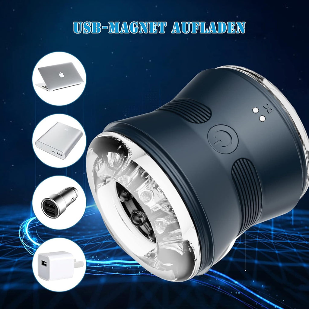 Sumeber Tasse de masturbation électrique avec 10 vibrations, masturbation hommes mains libres automatique sex toy pompe à pénis, hommes compact imperméable mains libres soufflage masturbation Cup