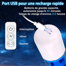 Charger l'image dans la galerie, Masturbeuse Homme,Masturbateurs Masculins,Avec 10 Modes de Vibration et 5 Modes de Succion ,Piston Rétractable et rotatif au Niveau du Gland,Masturbateur Automatique