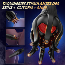 Charger l'image dans la galerie, Masturbateurs Masculins Sex Toýs Homme, Tagnaff Masturbâteur Homme Mains Libres 10 Modes de Léchage et Vibration, Masturbateur Automatique Vibromasseur Sexetoyhomme 36 Pastilles de Massage Connexion