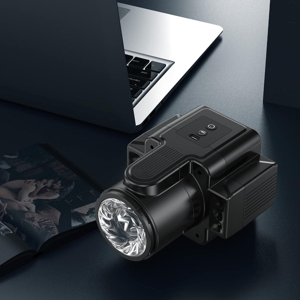 Masturbeuse Homme Sex Toys, Masturbateurs Masculins Mains Libres avec 7 Modes d'aspiration et 7 Modes de Rotation, Masturbateur Homme Automatique Vaginette Ultra Réaliste Sextoyse Homme Sex