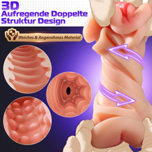 Charger l'image dans la galerie, Masturbateurs Masculins Sex Toys Masturbeuse Homme, MasturbĂąteur Homme Mains Libres avec 7 Modes de Vibration, 2 Moteurs Masturbateur Vaginette Sextoy Homme