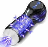 Masturbateurs Masculins Sex ToyÌs Homme - Masturbateur Homme avec 7 Succion & Vibration & Ăchappement,MasturbĂąteur Homme Mains Llibres avec Ăcran LCD & 3D Vaginette Ultra RĂ©aliste, Sex Toys Couple.