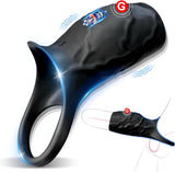 Anneau Homme Vibrant Sex ToyÌs Couple, 10 Modes Sextoyse Homme Sex Toys, Sex Toyspour Pour Homme, Anneau Vibrant PeÌnis Clitoridienne, Anneaux de PĂ©nis Sextoyse Couple Plaisir