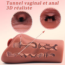 Charger l'image dans la galerie, 2 EN 1 Masturbeuse Homme Masturbateur Réaliste, Poche Chatte Réaliste Vaginette Silicone Anal Sex Toy Masturbateurs Masculins Sextoyse