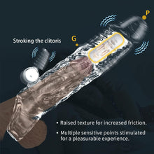 Charger l'image dans la galerie, Gaines Pour Pénis, Extenseur De Pénis avec Vibrateur Pénis Anneau, Jouets Sexuels Manchon Pénis pour Améliorer l'érection et retarder l'éjaculation, Sex toys for Homme