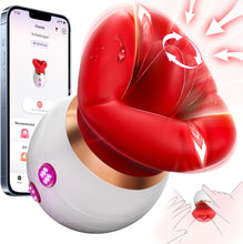 Charger l'image dans la galerie, Suceurs de Clitoris Vibromasseurs Feminin mit APP - Sex ToĂœs Femme Vibromasseur avec 3 Succion, Stimulateur Clitoridien Sex Toys 10 lĂ©chage de langue rotation Ă  360° Jouet SexualitĂ© Couple Vibro