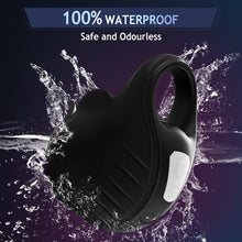 Charger l'image dans la galerie, Anneau pénien vibrant à double stimulation