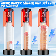Charger l'image dans la galerie, Pompe à pénis pour agrandissement du pénis, pompe à pénis avec 5 niveaux d'aspiration, jouet sexuel pour homme, 100% étanche, extension de pénis, masturbateur d'érection, jouet sexuel