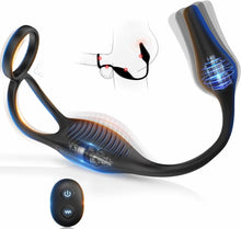 Charger l'image dans la galerie, Sex Toys Masseurs de Prostate vibromasseurs avec Anneau PĂ©nien, Plug Anal Sextoy Homme Stimulateur Prostate Gode Anal sextoy, Sex ToyÌs Couple 7 Modes Vibro