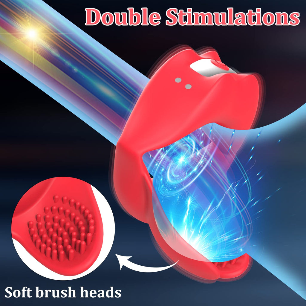 Anneau pénien vibrant avec motif Stretch & Vibartion