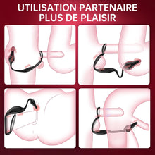 Charger l'image dans la galerie, Sex Toys Masseurs de Prostate vibromasseurs avec Anneau PĂ©nien, Plug Anal Sextoy Homme Stimulateur Prostate Gode Anal sextoy, Sex ToyÌs Couple 7 Modes Vibro