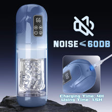 Charger l'image dans la galerie, Penis Pump Realistic Electric Stroker with 7 Sucking Vibrating Thrusting Rotating Licking